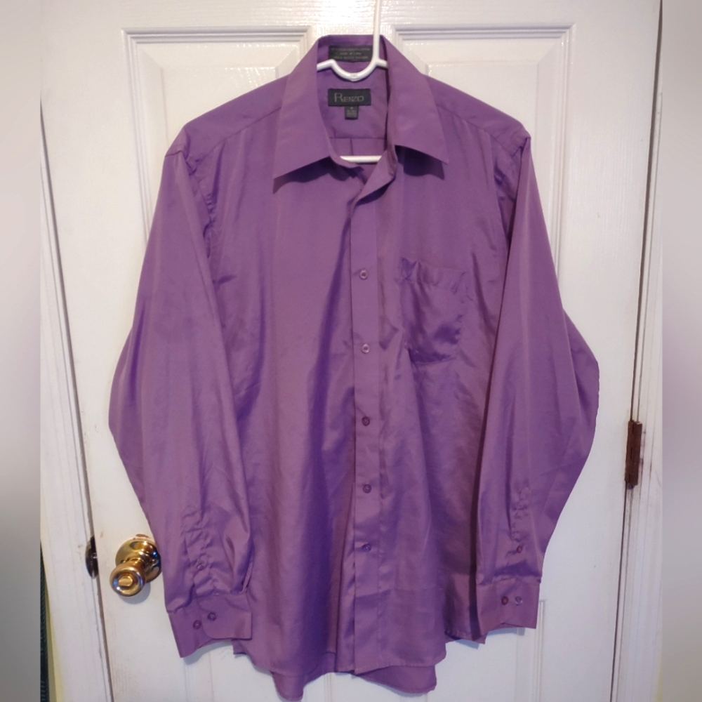 Renzo purple dress shirt